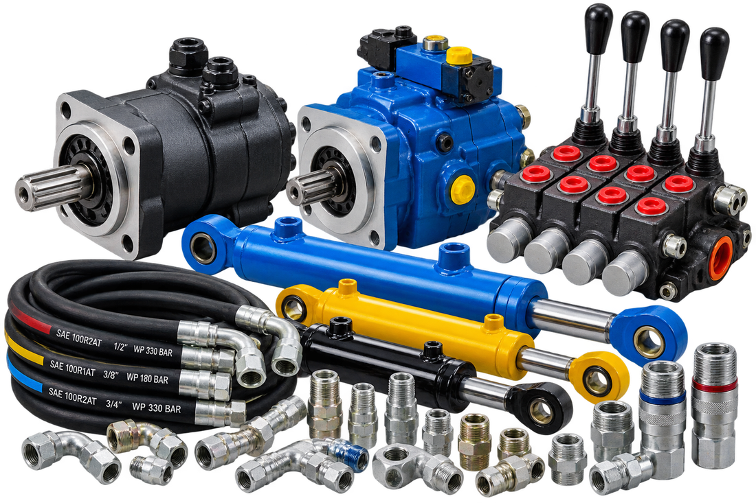 Replacement support for mobile and industrial hydraulics.
